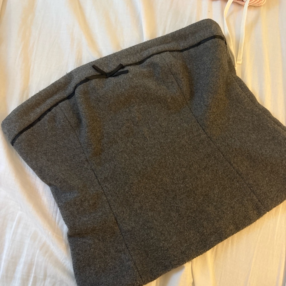Zara Charcoal Pencil Skirt